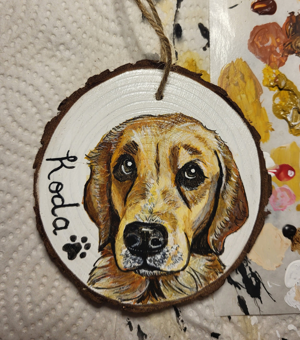 Custom Pet Portrait Ornament