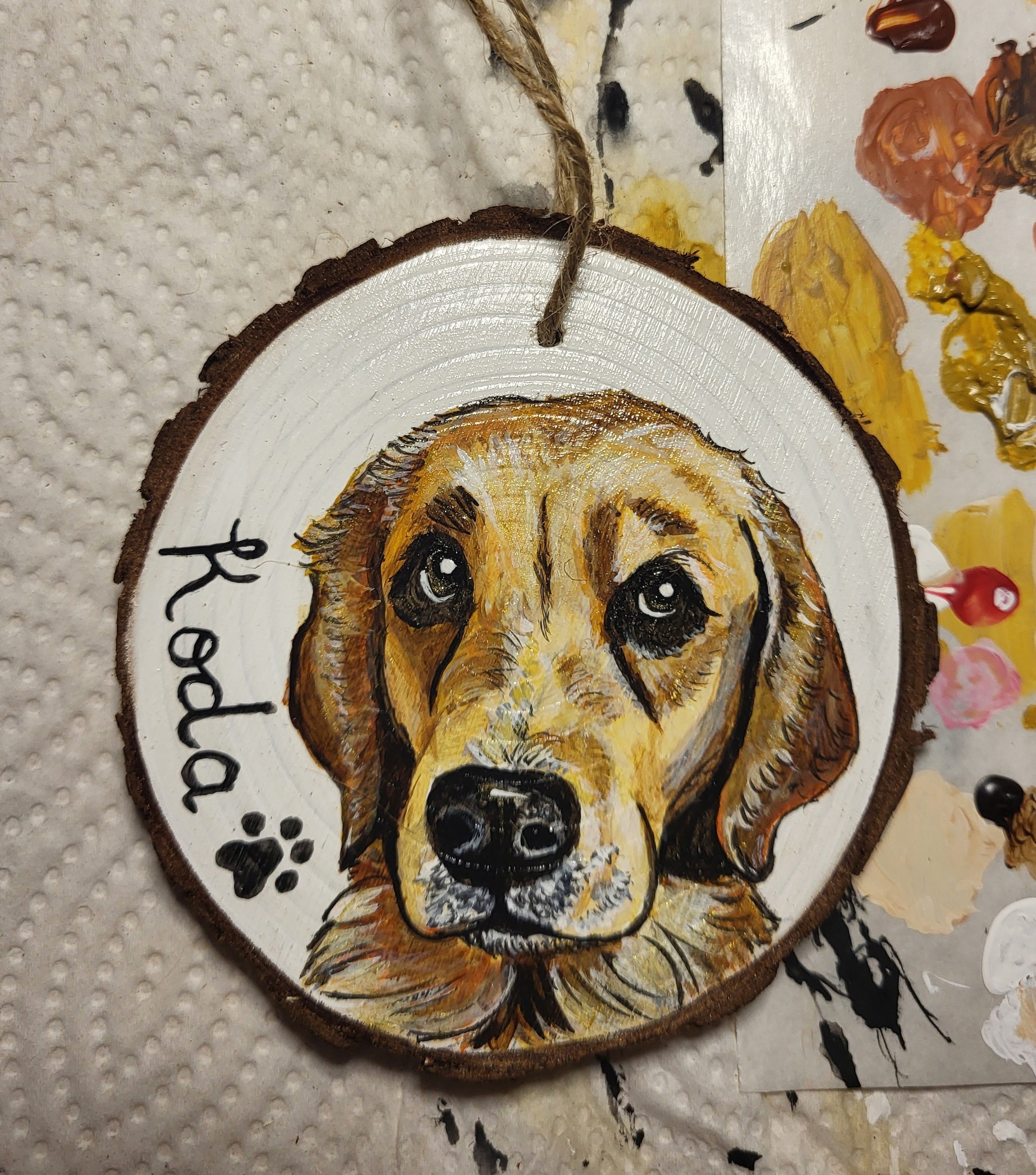 Custom Pet Portrait Ornament