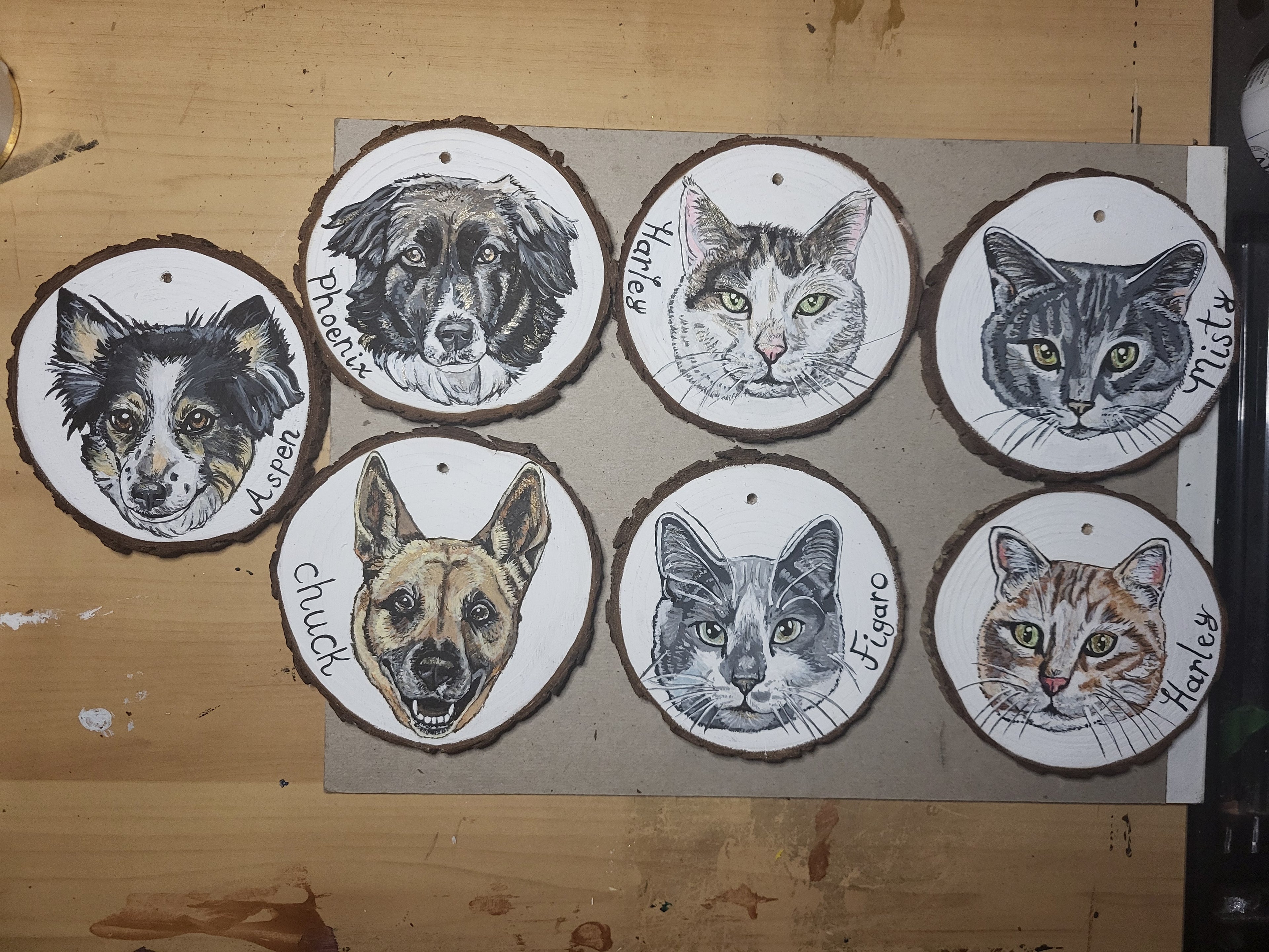 Custom Pet Portrait Ornament