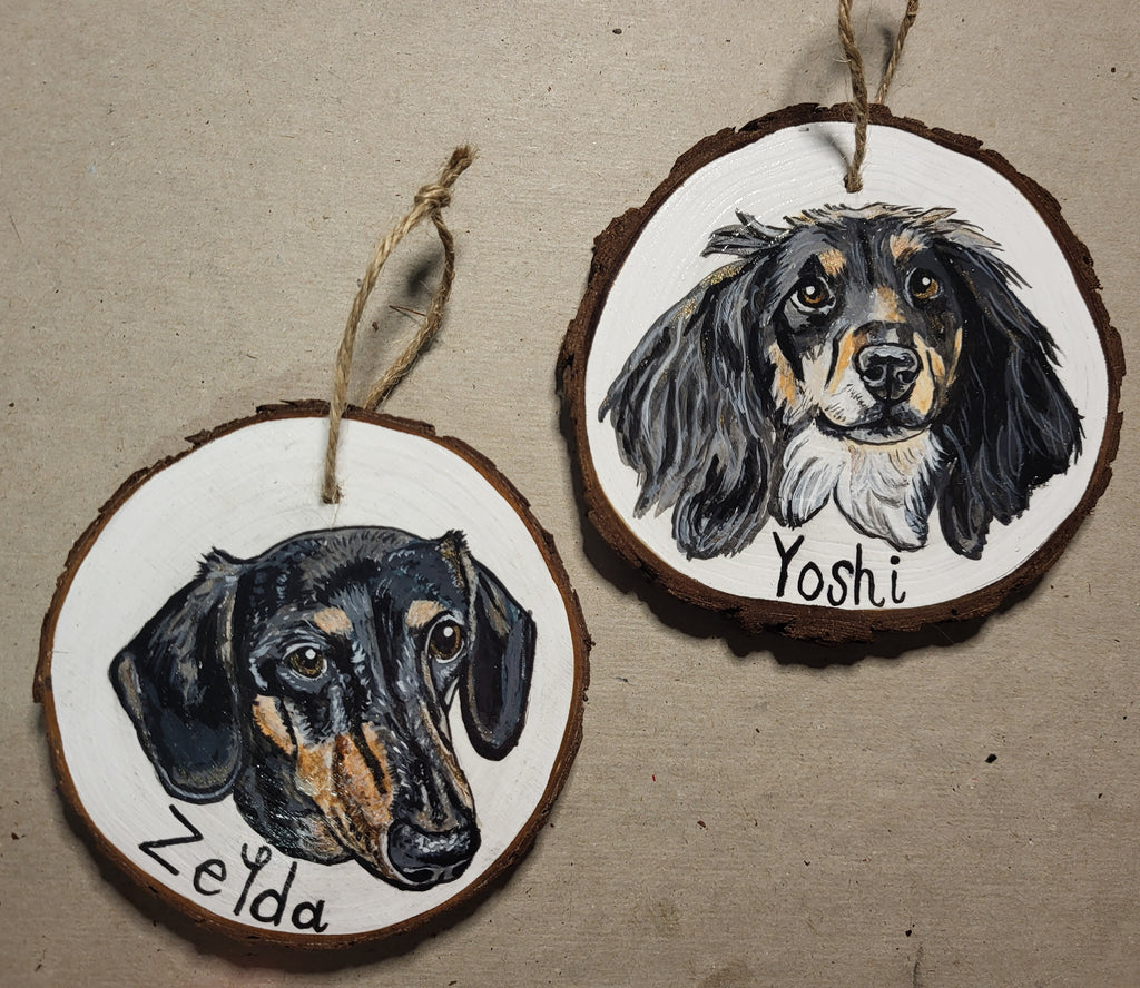 Custom Pet Portrait Ornament