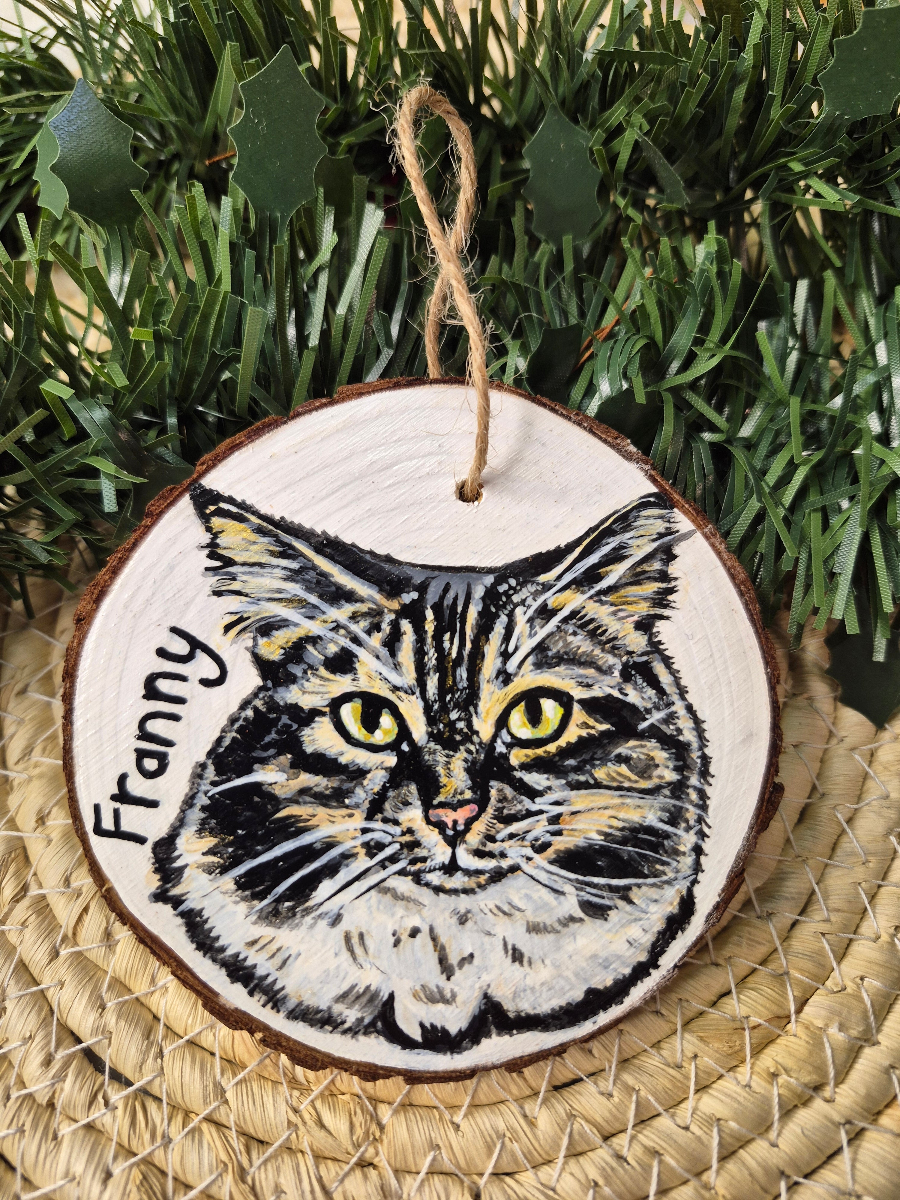 Custom Pet Portrait Ornament