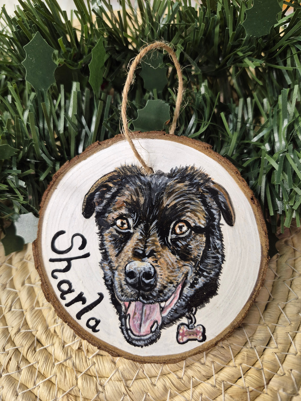 Custom Pet Portrait Ornament