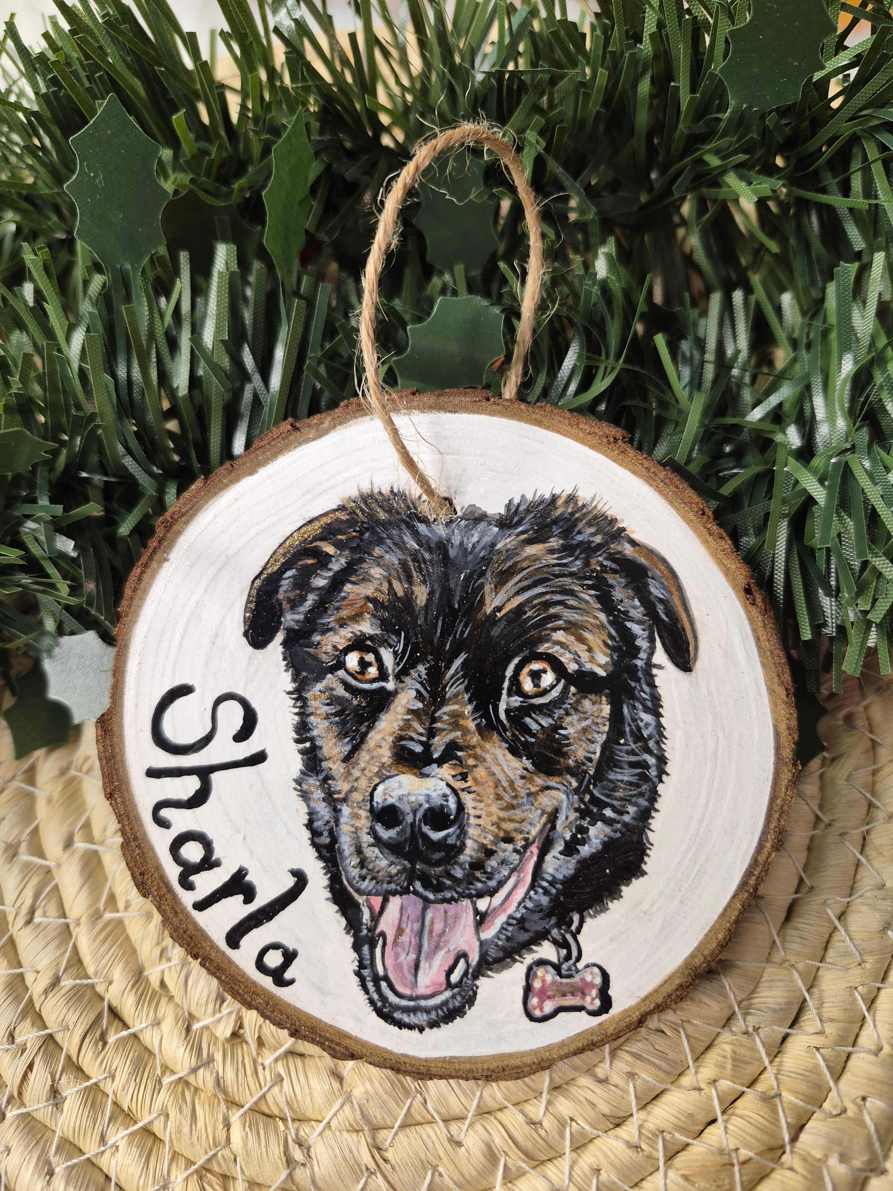 Custom Pet Portrait Ornament