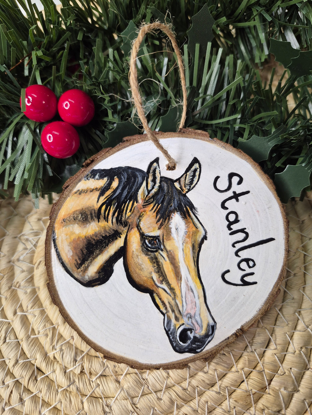 Custom Pet Portrait Ornament