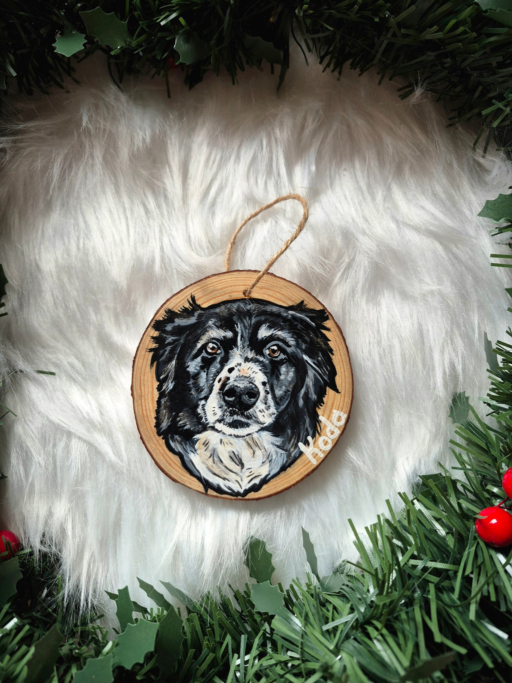 Custom Pet Portrait Ornament