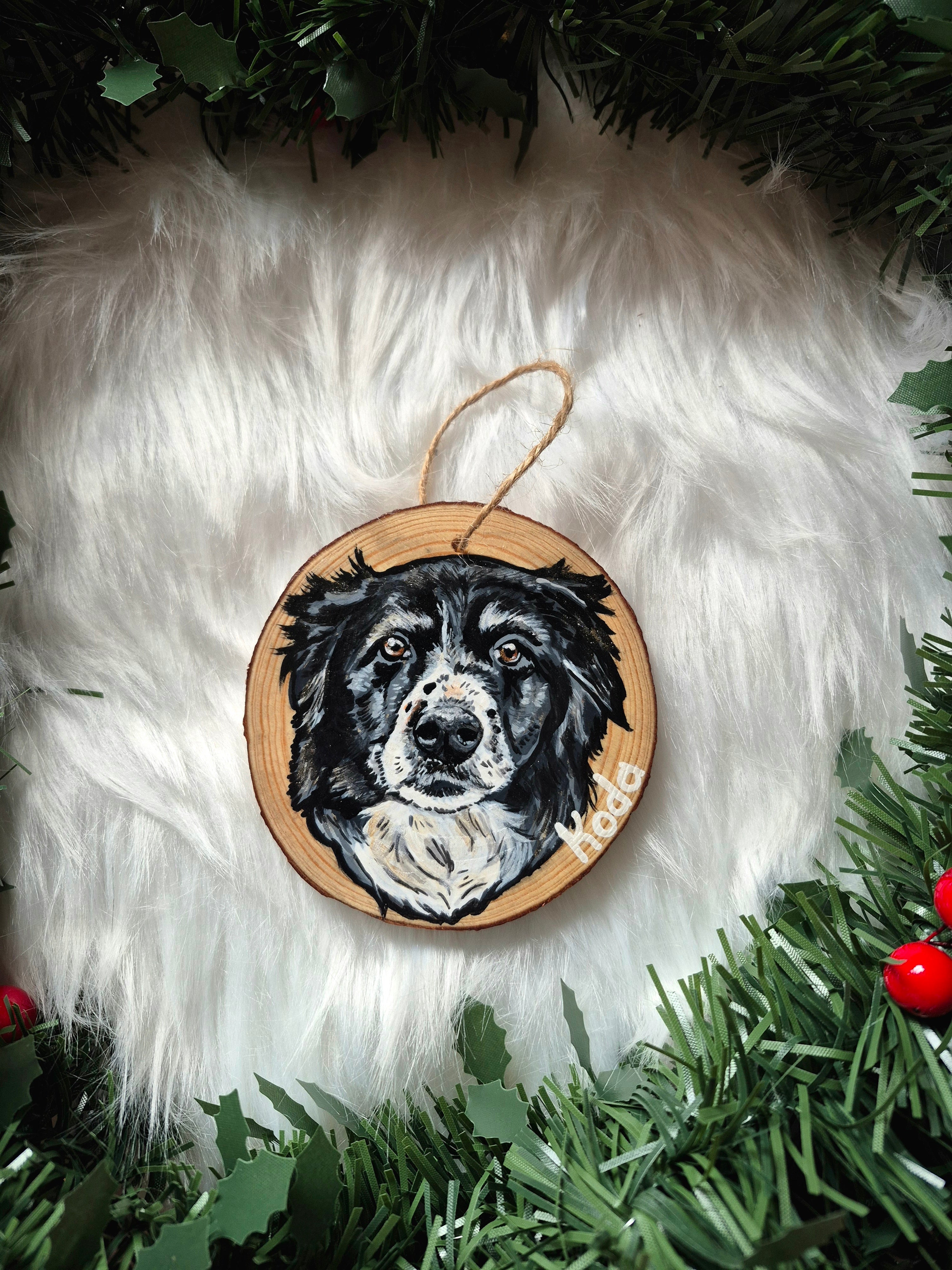 Custom Pet Portrait Ornament