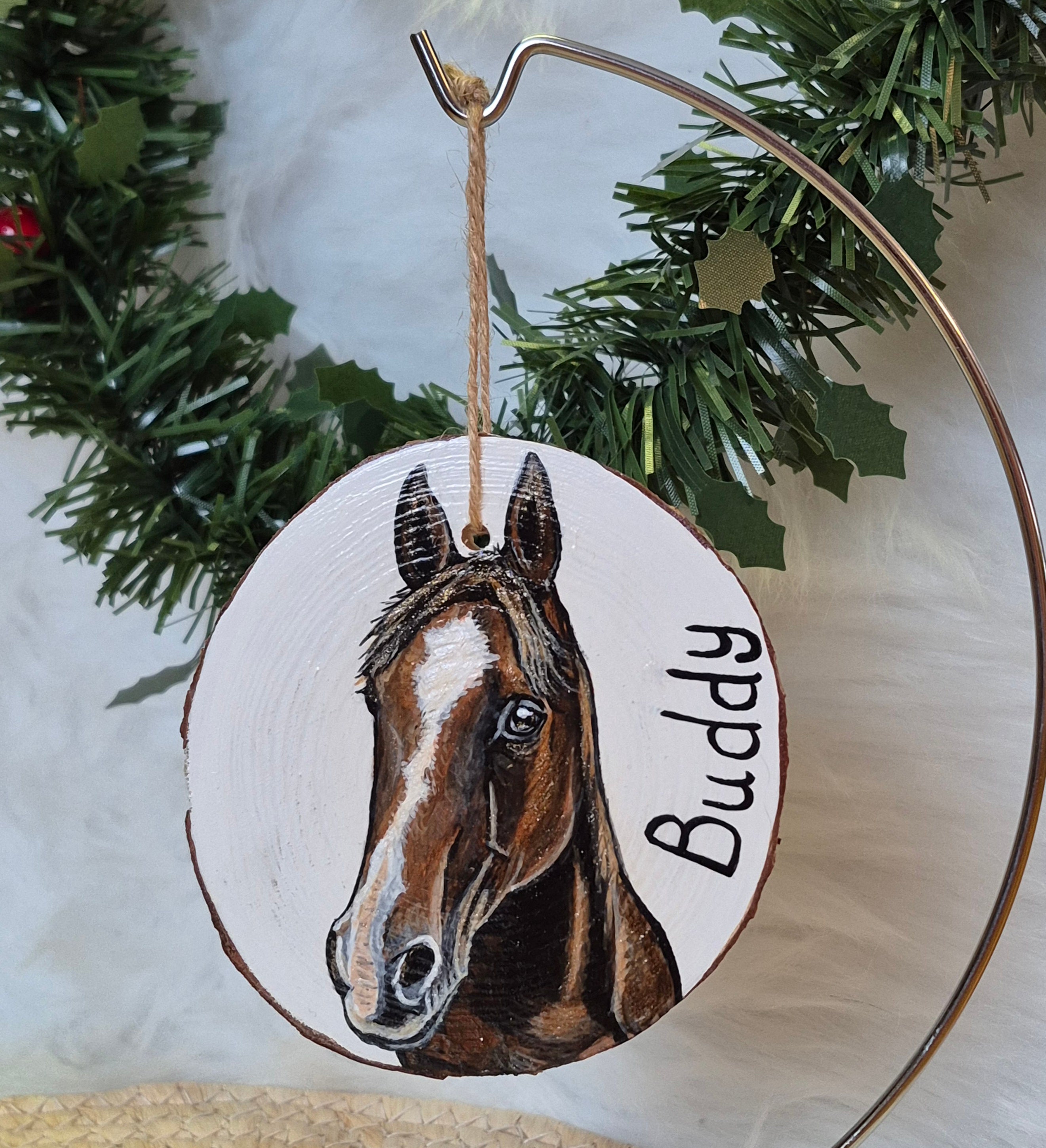 Custom Pet Portrait Ornament