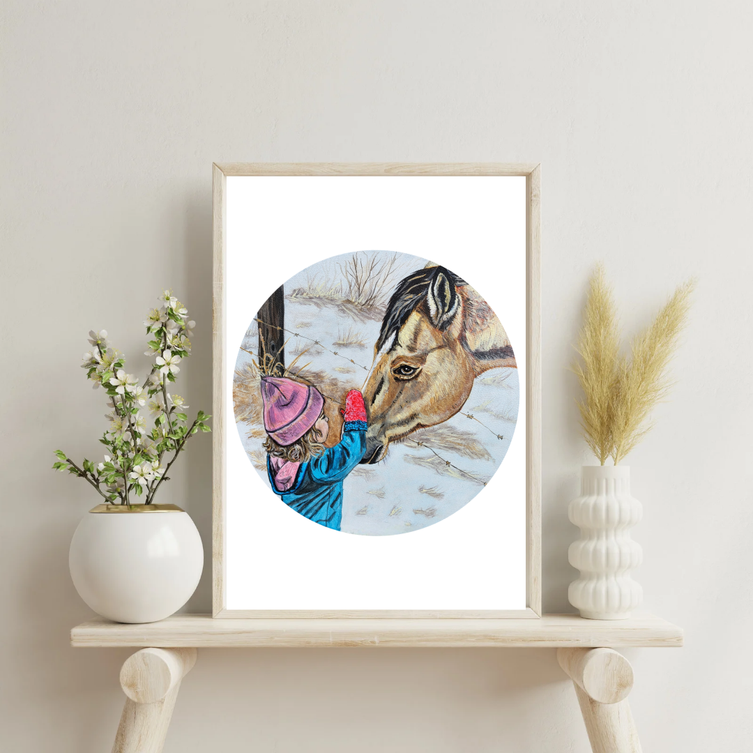 Print- Her Gentle Giant
