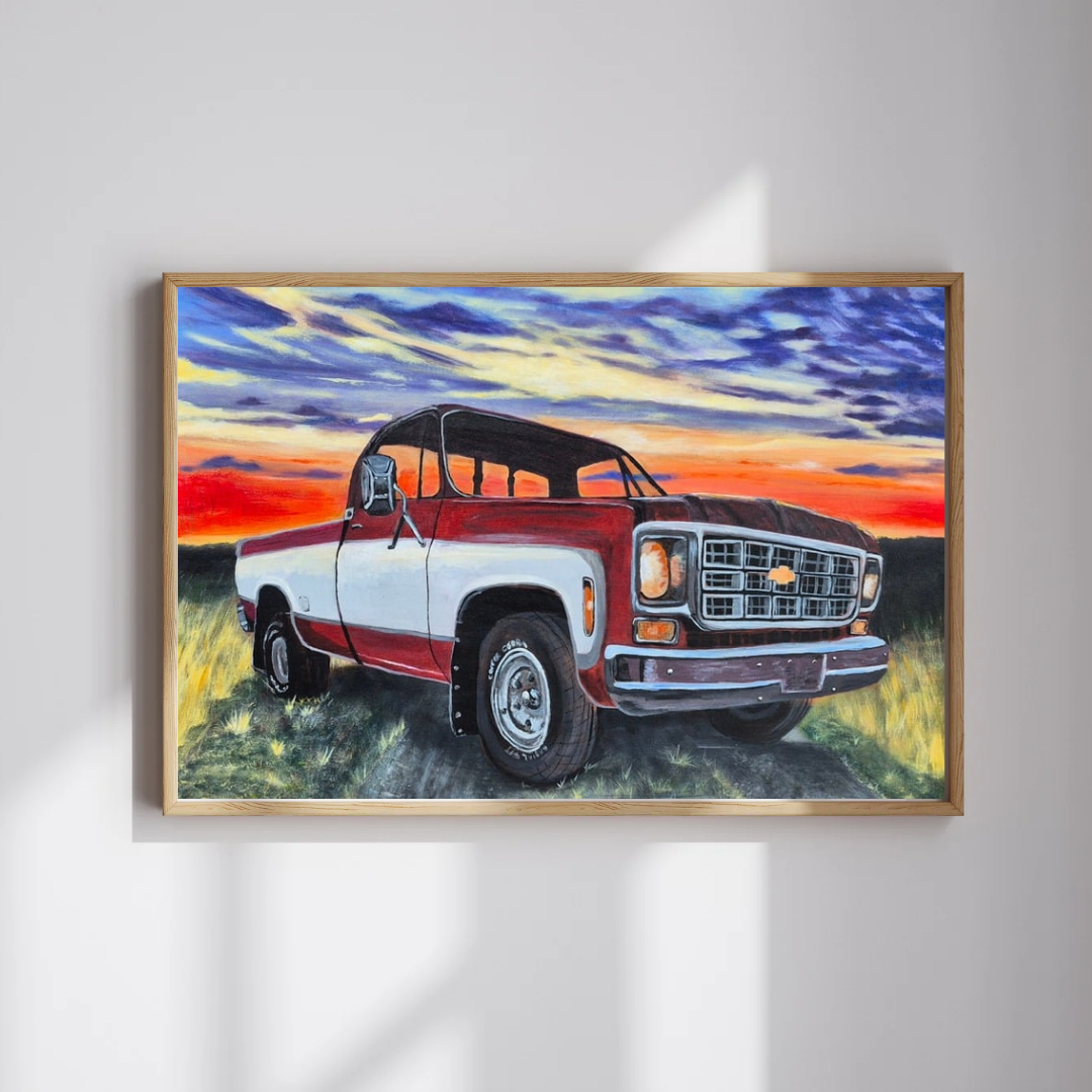 Print- Grandpa's Chevy