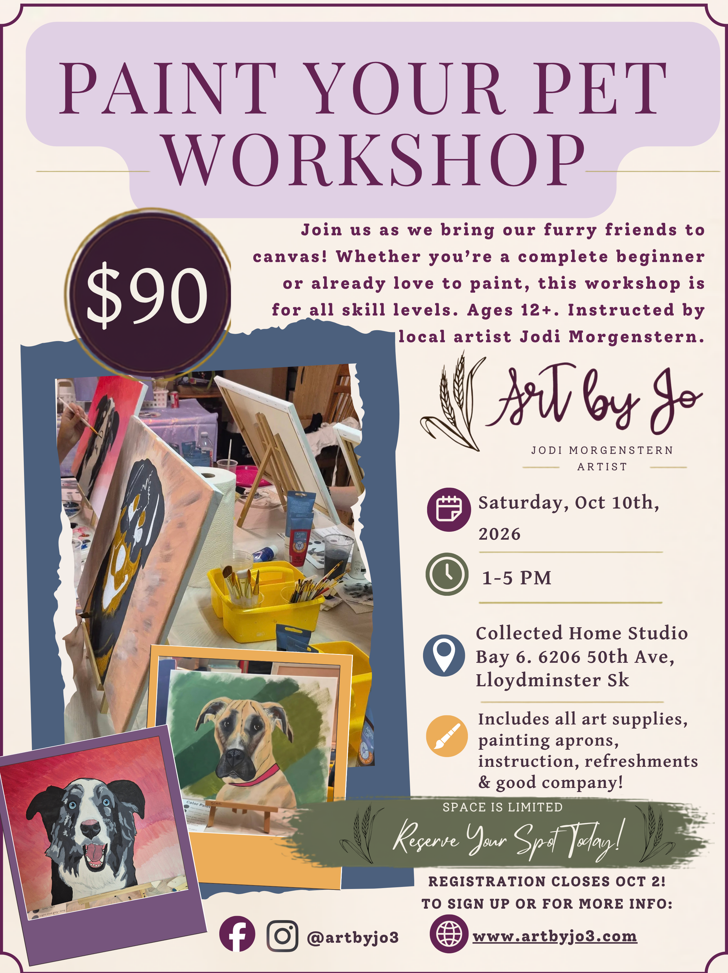 Paint Your Pet Workshop
